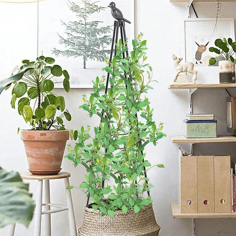 Outdoor Garden Metal Obelisk Climbing Plant Support Frame Trellis New