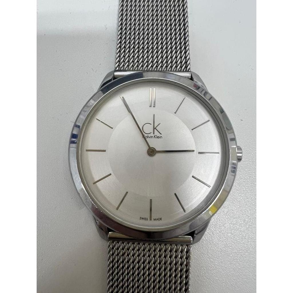 Used Calvin Klein Minimal Silver Watch
