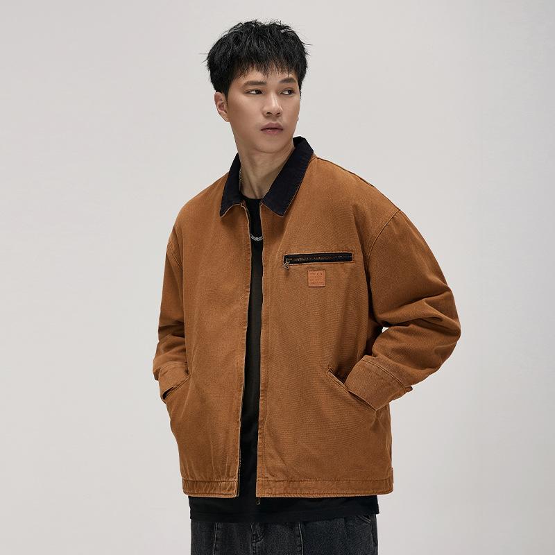 Американская Детройтская куртка Tooling Мужская куртка с лацканами в японском стиле Carhart Vintage, сезон