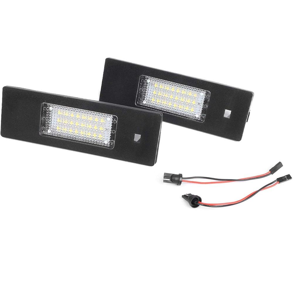 Новый 2x Светодиодный фонарь подсветки номерного знака для BMW 1 серии E81 E87 F20 F21 6 серии F06 F12 F13