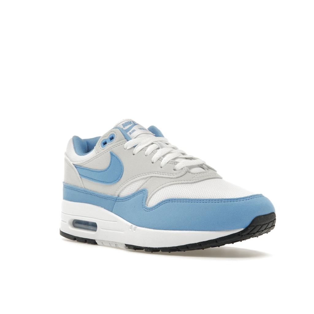 Nike Air Max 1 University Blue Мужские кроссовки White Photon-Dust Black FD9082-103