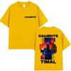 Rapper TROP CALIENTE TIMAL Album 2025 Merch T Shirt Men's Gothic Hip Hop Short Sleeve T-shirts Vintage Cotton T-shirt Streetwear