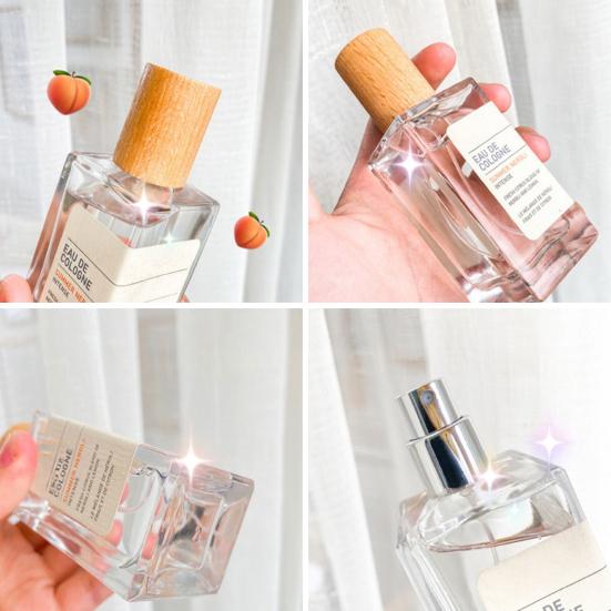 50ML Women Perfume Natural Floral Fruit Woody Amber Candy Long-lasting Fragrance Soothing Scent Neck Wrist Hair Body Liquid Perfume Spray