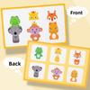 Matching Board Logical Training Game Montessori Animal Matching Game  Classroom Activity
