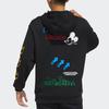 Adidas Originals Fangtastic Sweatshirts Men's Black Hooded Moderate Regular H37060