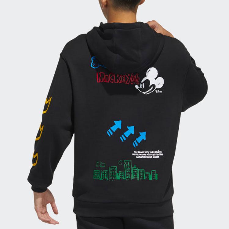 Adidas Originals Fangtastic Sweatshirts Men's Black Hooded Moderate Regular H37060