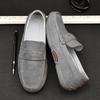 Мужская обувь из натуральной кожи больших размеров, лоферы, повседневная обувь из коровьей замши, мужские удобные мокасины, мужская обувь на плоской подошве