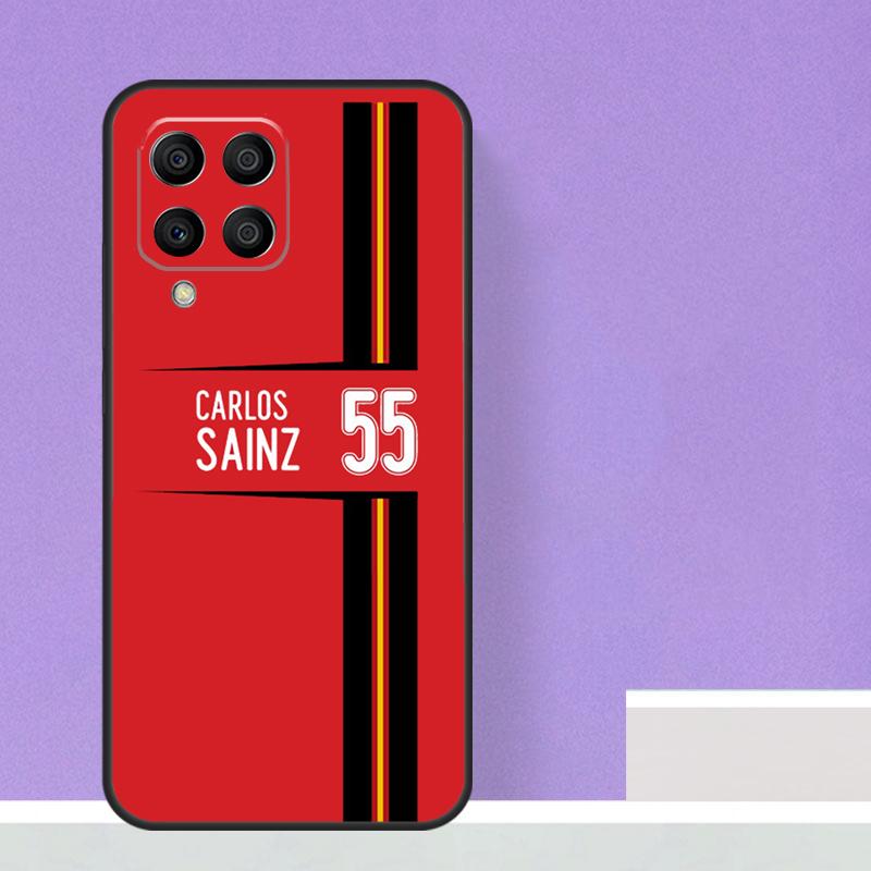 Carlos Sainz F1 For Samsung Galaxy M13 M33 M53 M12 M32 M52 M14 M34 M54 M20 M51 M21 M30s M31s M15 M55 Case