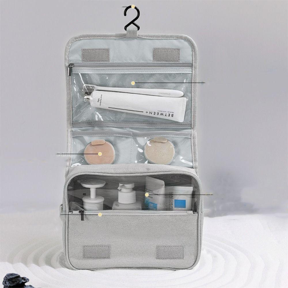 Large Capacity Travel Toiletry Bag Waterproof Makeup Bag Portable Hanging Cosmetic Bag Outdoor