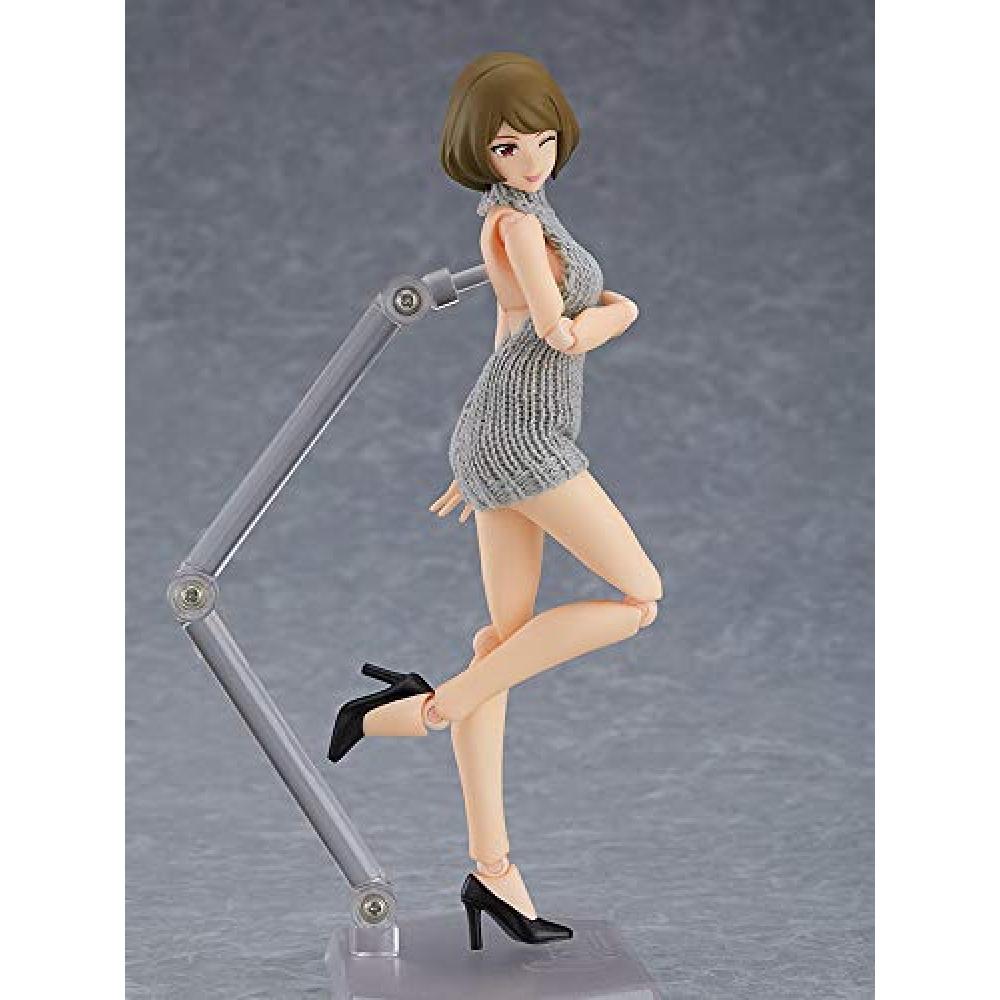 Max Factory Figma figma Styles женское тело [Чиаки] с открытой спиной свитер координация немасштабная ABS&PVC окрашенная подвижная фигура