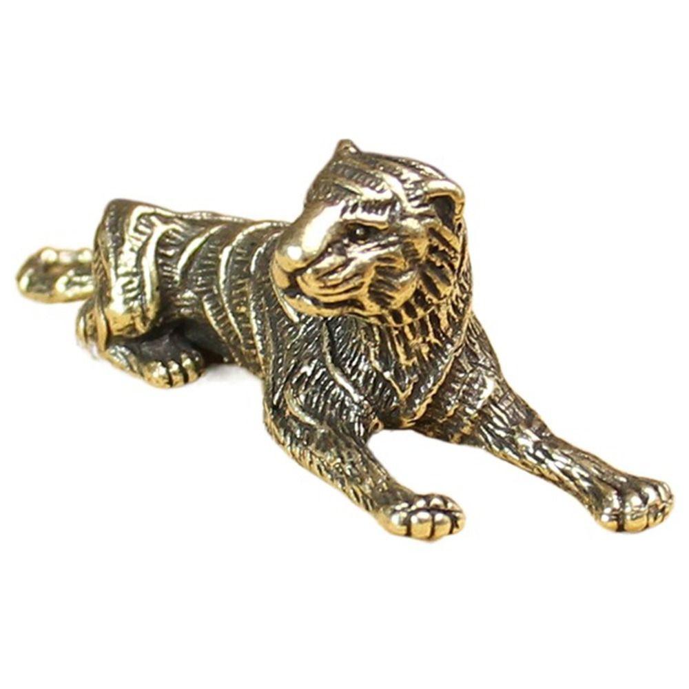 Ornaments Bull Ornament Sculpture Copper Miniatures Figurines Home Office Decoration Copper Statue