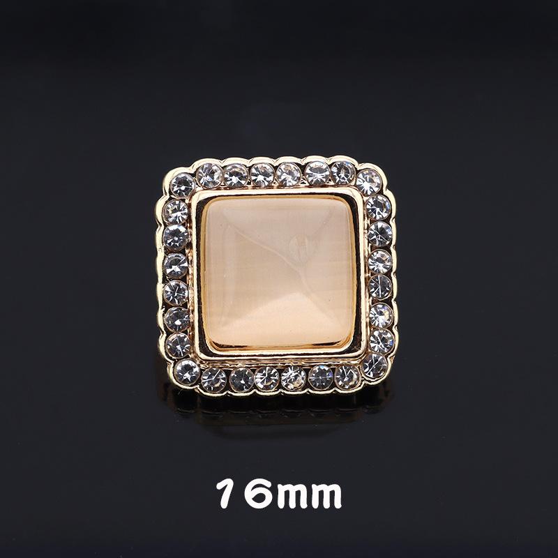 5 шт. Кристальная бриллиантовая пуговица Женское пальто Куртка Маленькая ароматная жемчужная пуговица Металлическая бриллиантовая пуговица для кардигана Меховая пуговица