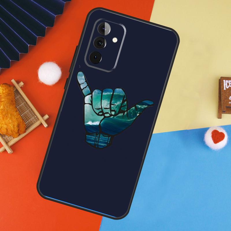 Shaka Surf Hang loose Case For Samsung Galaxy A54 A34 A14 A15 A35 A55 A52 A32 A12 A51 A71 A13 A23 A33 A53 Cover