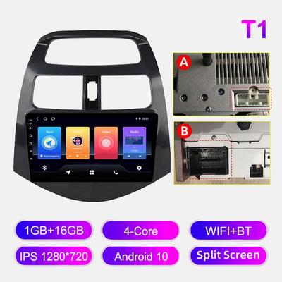 Android Car Radio For Chevrolet Spark 2010-2015 Мультимедийный проигрыватель Головное устройство Стерео GPS Навигация BT WIFI 1+16 ГБ
