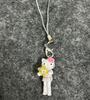 kawaii Hello Kitty Toy Pendant Cute Cat Phone Case Decorative Necklace Pendant Kawaii Women Accessories Festival Gifts