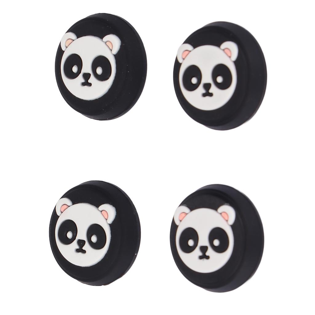 4 шт. многоцелевые сменные силиконовые накладки на большой палец для контроллера PS5, черные