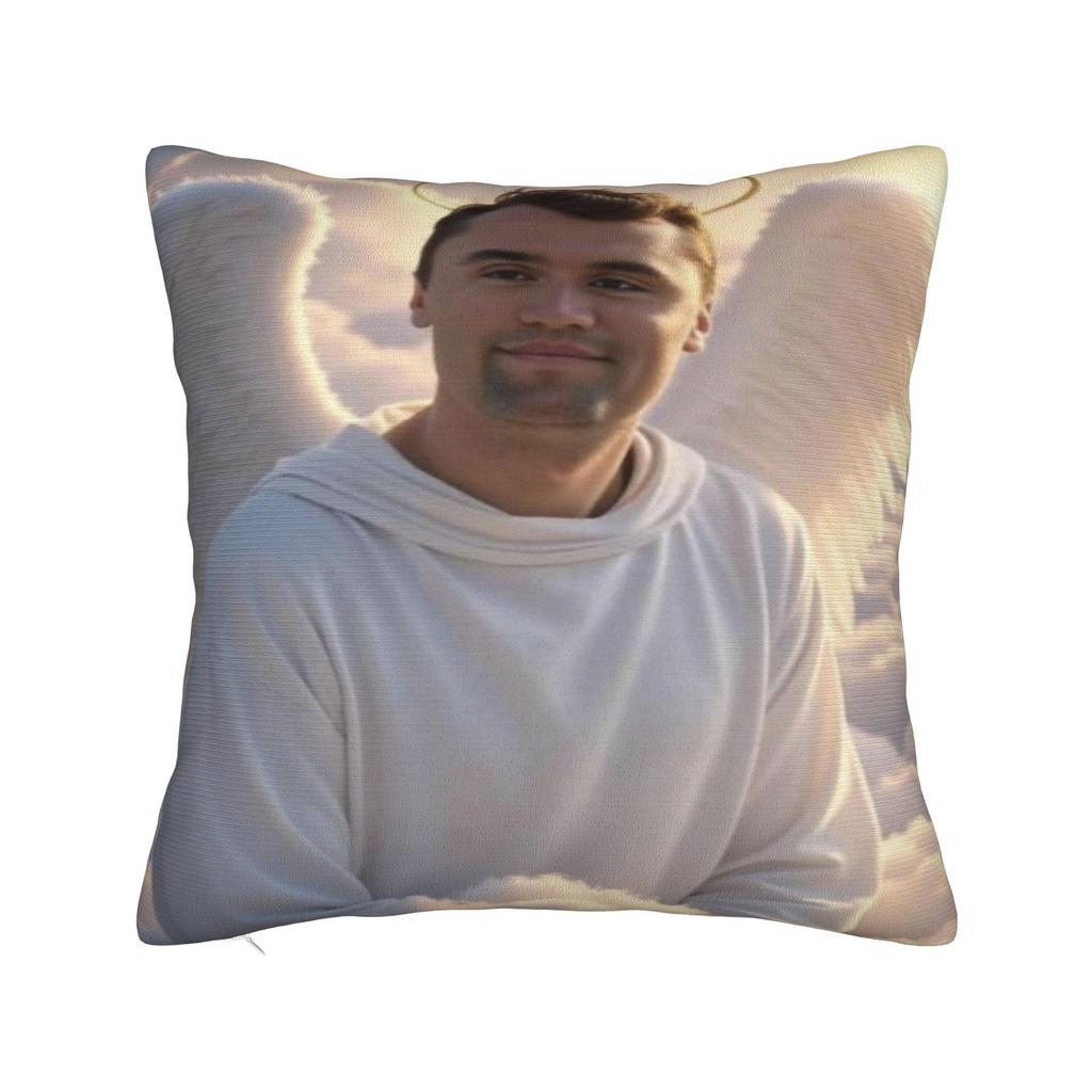 Trendy Sofa Charlie Kirk Angelic AdvocateDecorations Pillowcase Merch  Pillow Covers Square Multi Size