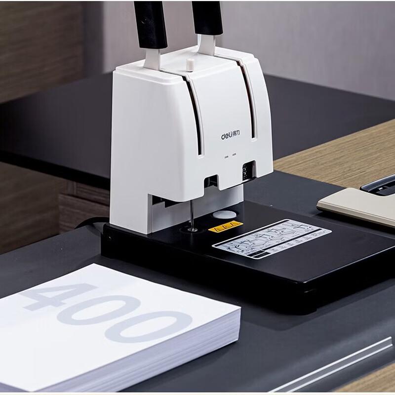 Deli 40mm Manual Accounting Document Punch Binder CN plug (adapter included)