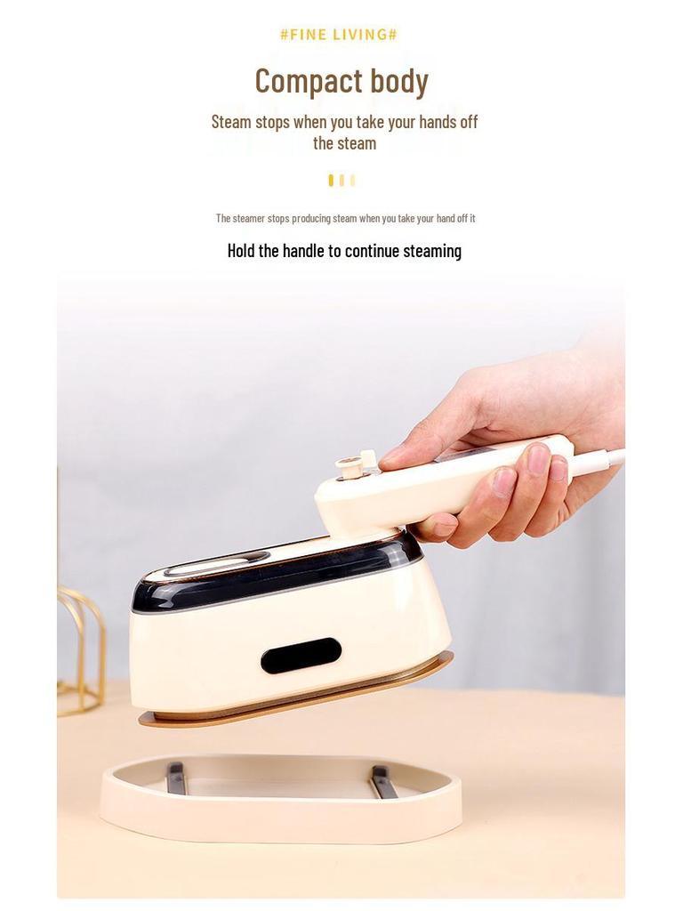 Portable Dual-Use Garment Steamer & Iron