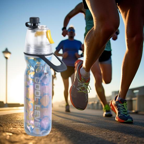 500 мл спортивная бутылка для воды изолированная велосипедная бутылка для воды с распылителем портативная герметичная бутылка для холодной воды для спортзала велоспорта скалолазания