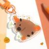 Capybara Capybara Keychain Acrylic Kapibara Pendant Cartoon Capibara Bag Hanging  Hanging Accessory