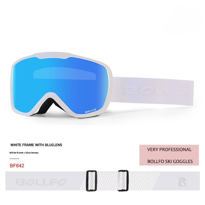 Новые двухслойные противотуманные большие цилиндрические горнолыжные очки для мужчин и женщин, горнолыжное снаряжение, лыжный шарф