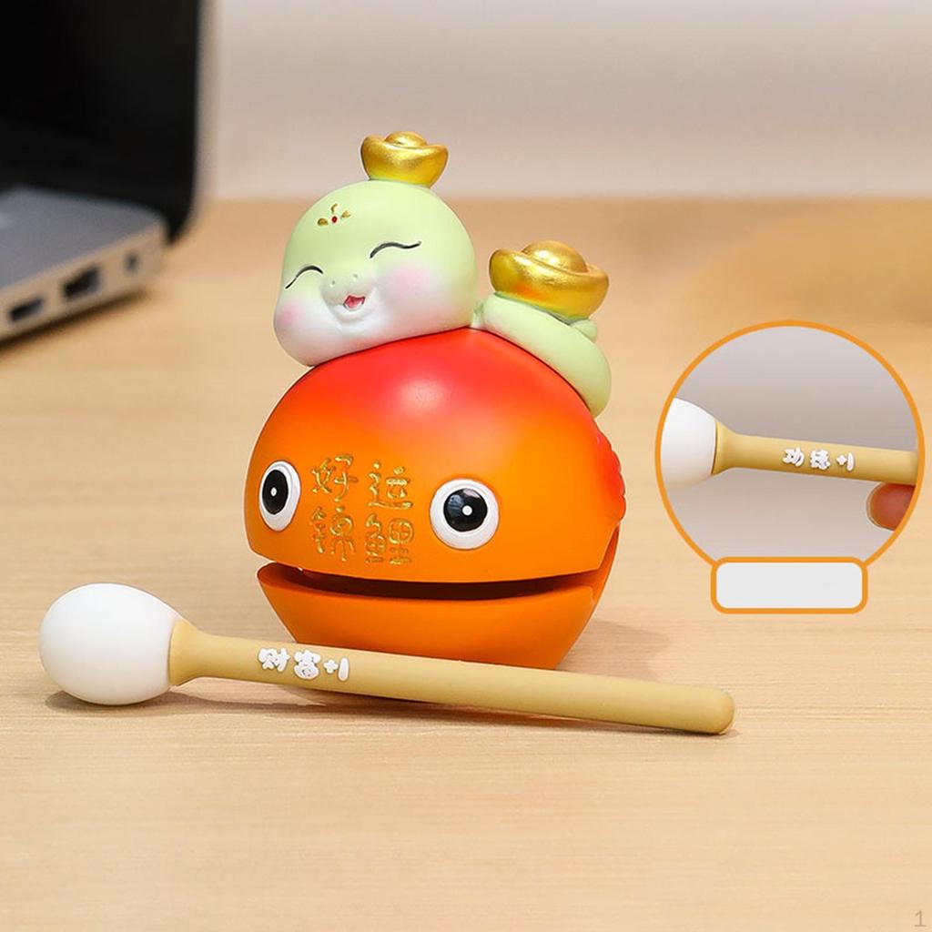 Fish Figurine Wooden Block for Home Decoration And Crafts