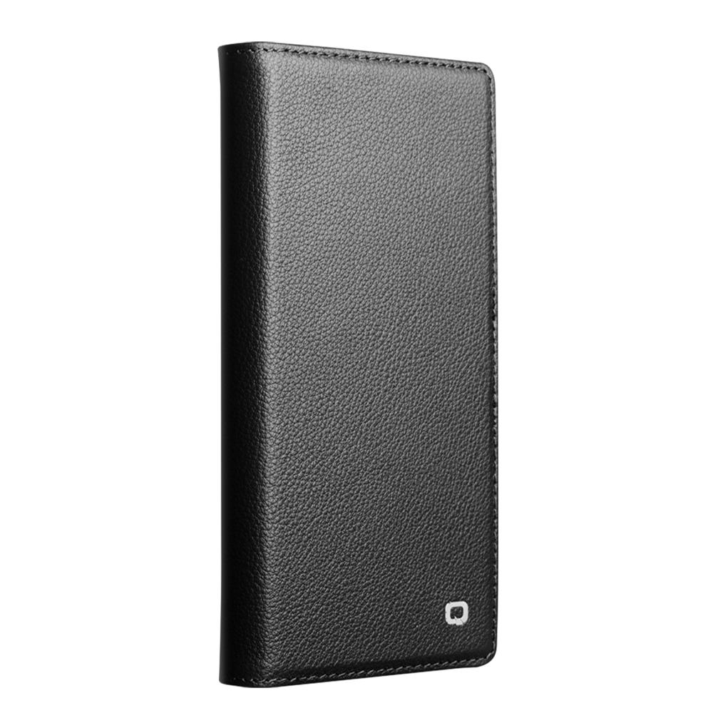 QIALINO Чехол для iPhone 17, совместимый с MagSafe, съемный кошелек-обложка для телефона из натуральной воловьей кожи