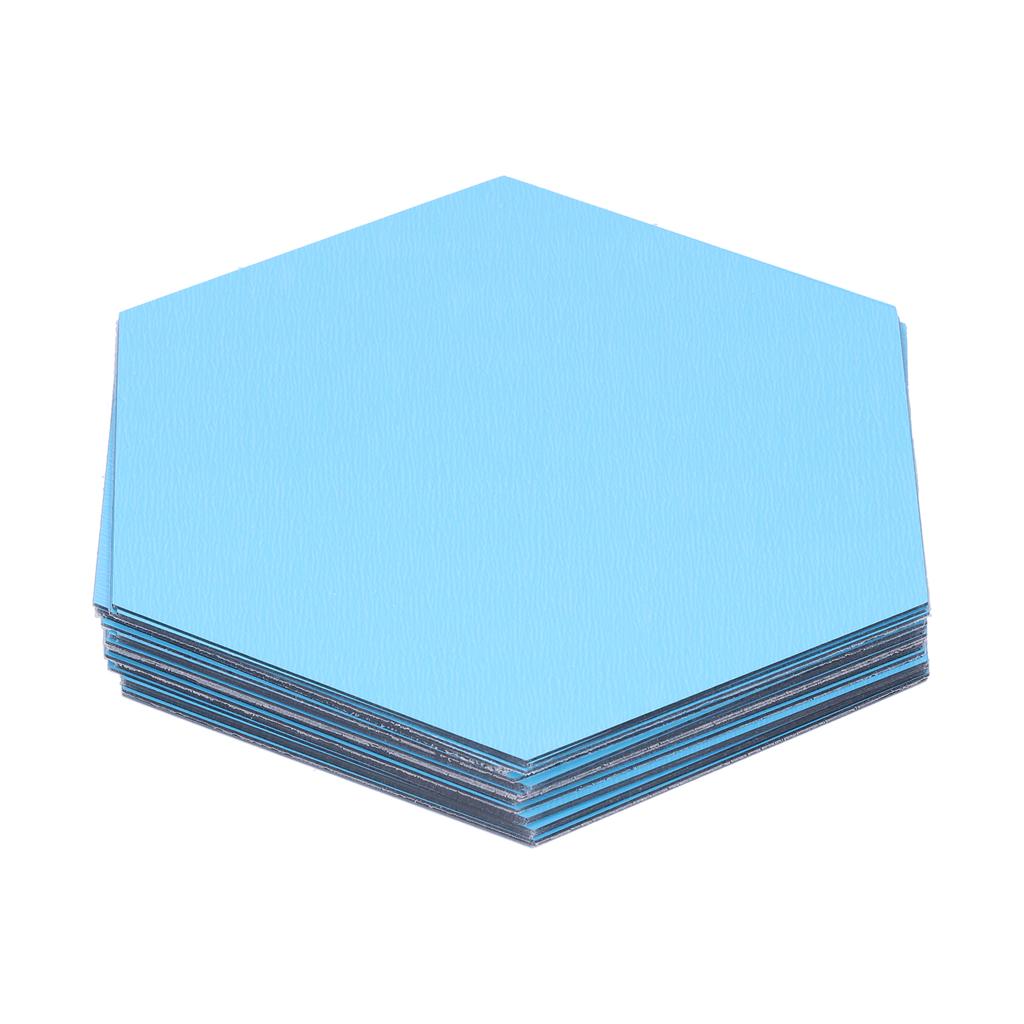 Mirror Wall Stickers Removable Hex Decals Home Living Room Bedroom Decoration Silver18x16x9.2cm (234pcs Sticker) 32Pcs