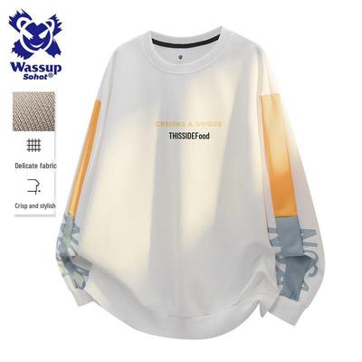 Мужская повседневная толстовка с длинным рукавом и круглым вырезом Wassup Sohot
