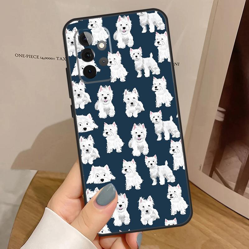 Чехол West Highland Terrier Westie для Samsung Galaxy A55 A35 A15 A54 A34 A14 A33 A53 A13 A23 A17 A06 A16 A56 A36 A32 A52