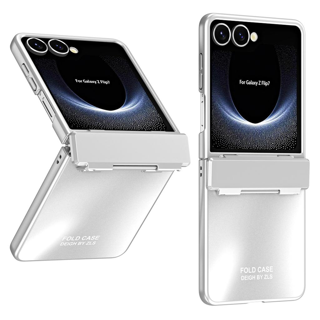 Чехол для Samsung Galaxy Z Flip7 5G Гальваническое покрытие Жесткий ПК Защитная крышка для телефона