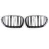 Подходит для BMW 7 серии F01 F02 730D 740D 750D 2009-17, передний бампер автомобиля, впускная решетка, двойная планка, передняя решетка для почек, украшение
