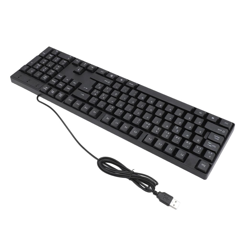 K1800 Minority Language Keyboard 104 Keys 4.2ft Cable Ergonomic Design USB Wired Gaming Keyboard