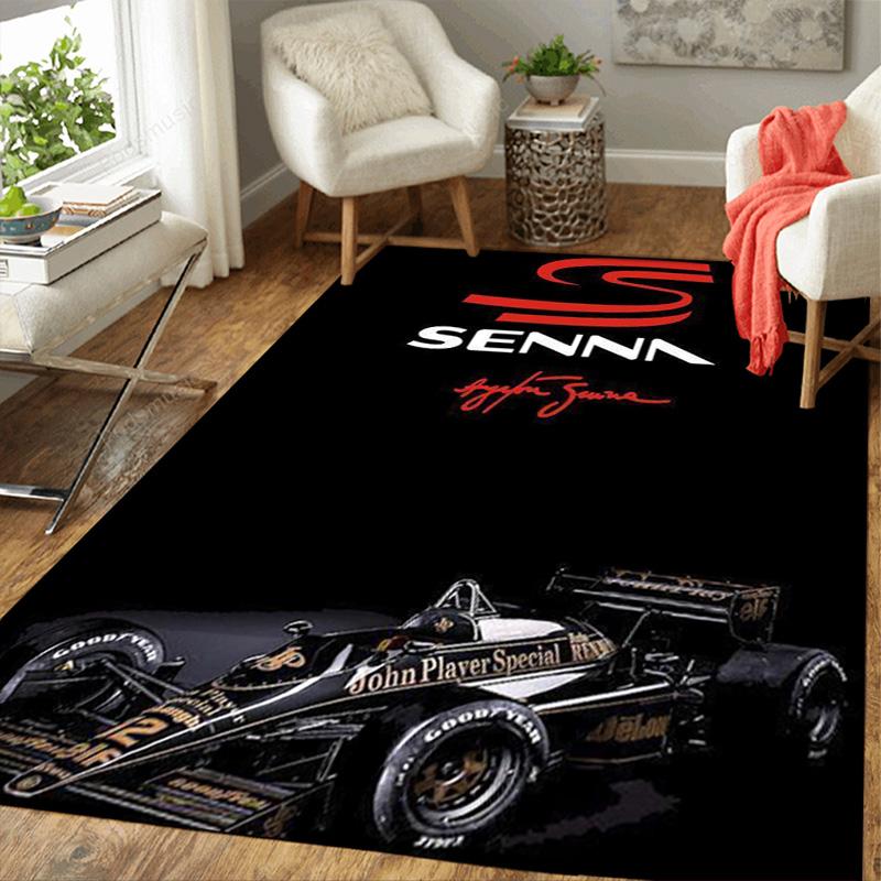 Ayrton Senna racing Rug Floor Mat for Living Room or Bedroom Soft and Comfortable Carpet a Gift for Birthday and Holiday.NFF0928193