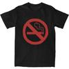 Мужская футболка Marcy No Smoking Уличный стиль 100% хлопок Летняя с круглым вырезом Харадзюку Футболка С принтом Оверсайз Одежда