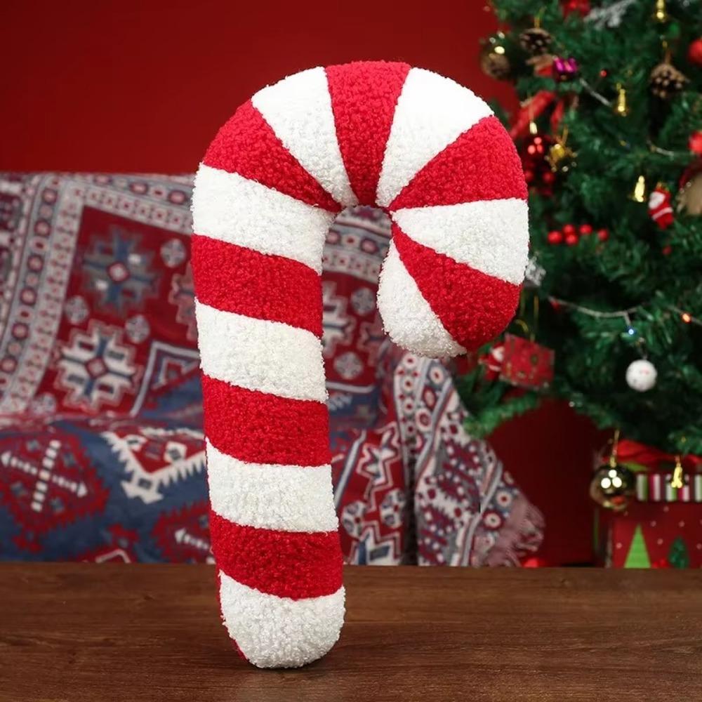 Red Christmas Cartoon Pillow Plush Pillow Cushions New Red Decoration Pillow  Christmas