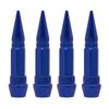 4pcs Car Tires Rim Valve Aluminum Car Wheel Tire Valve Caps Colorful Spiked Lug Nuts Wheel Air Valve Cover Automobile Parts