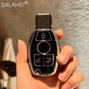 Полный чехол для автомобильного ключа из мягкого ТПУ для Mercedes для Benz ABCES Class W245 W204 W205 W210 W212 W221 W222 CLK Автомобильные аксессуары