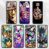 Case For Moto G Stylus (2021 )G30 G10 G9 G8 Plus Power Lite Play One Fusion Hyper Edge E6s Black Cover Jojo Bizarre Aventure