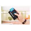 Bison Denim Fashion RFID Blocking Men Wallet Leather Carbon Fiber Card Holder Purse