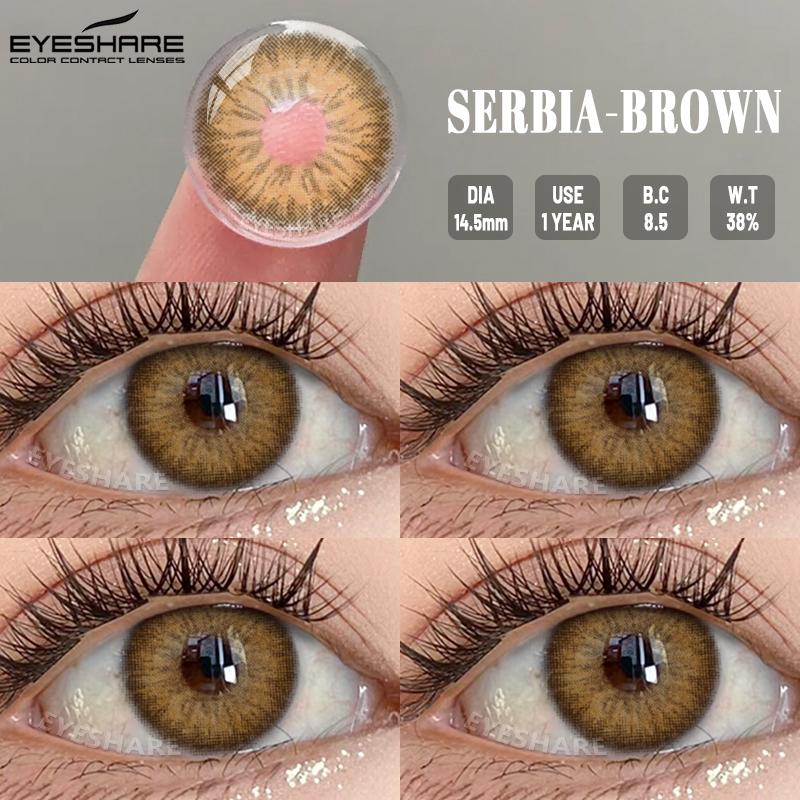 Eyeshare Natural Colored Contact Lenses Green Eye Gray Contact Gray Lenses Green Eye Lens Beautiful Pupils Colored Contacts