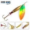FISH KING Spinner Bait Long Cast 18 г 24 г Ложка Приманки Щука Металлическая рыболовная приманка Окунь Жесткая приманка Con Ganci