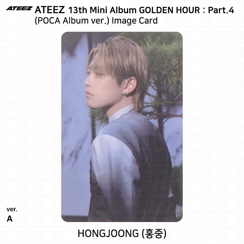 ATEEZ 13-й мини-альбом Golden Hour Часть 4 POCA Альбом версия. Фотокарта