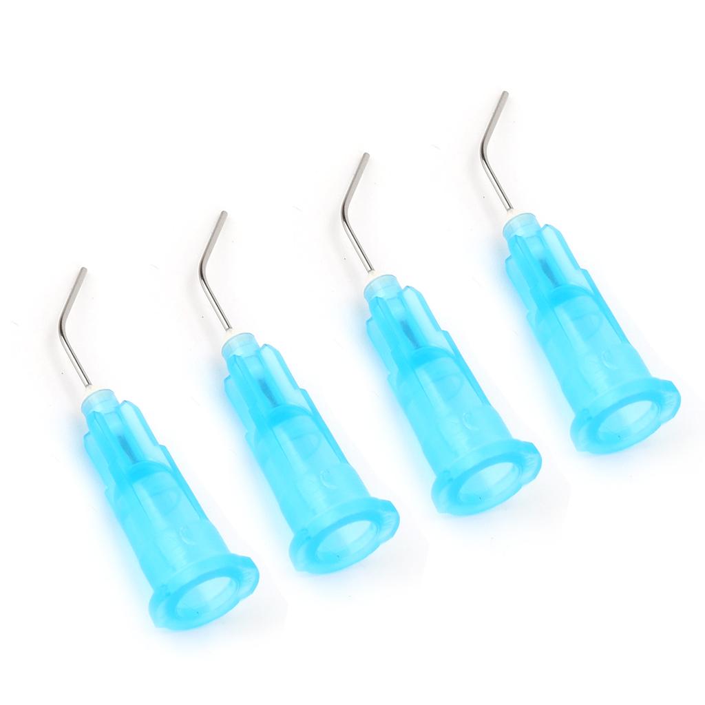 100 шт. Одноразовые стоматологические предварительно изогнутые ирригационные насадки, дозирующая игла, сменный аксессуар, синий