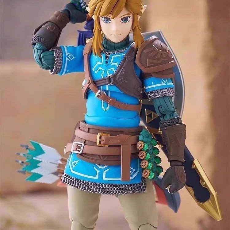 Легенда о Зельде Слезы Королевства Фигурка Действия Figma 626 Фигурки Линка Дыхание Дикой Природы Аниме Фигурка Коллекционная Модель Подарок