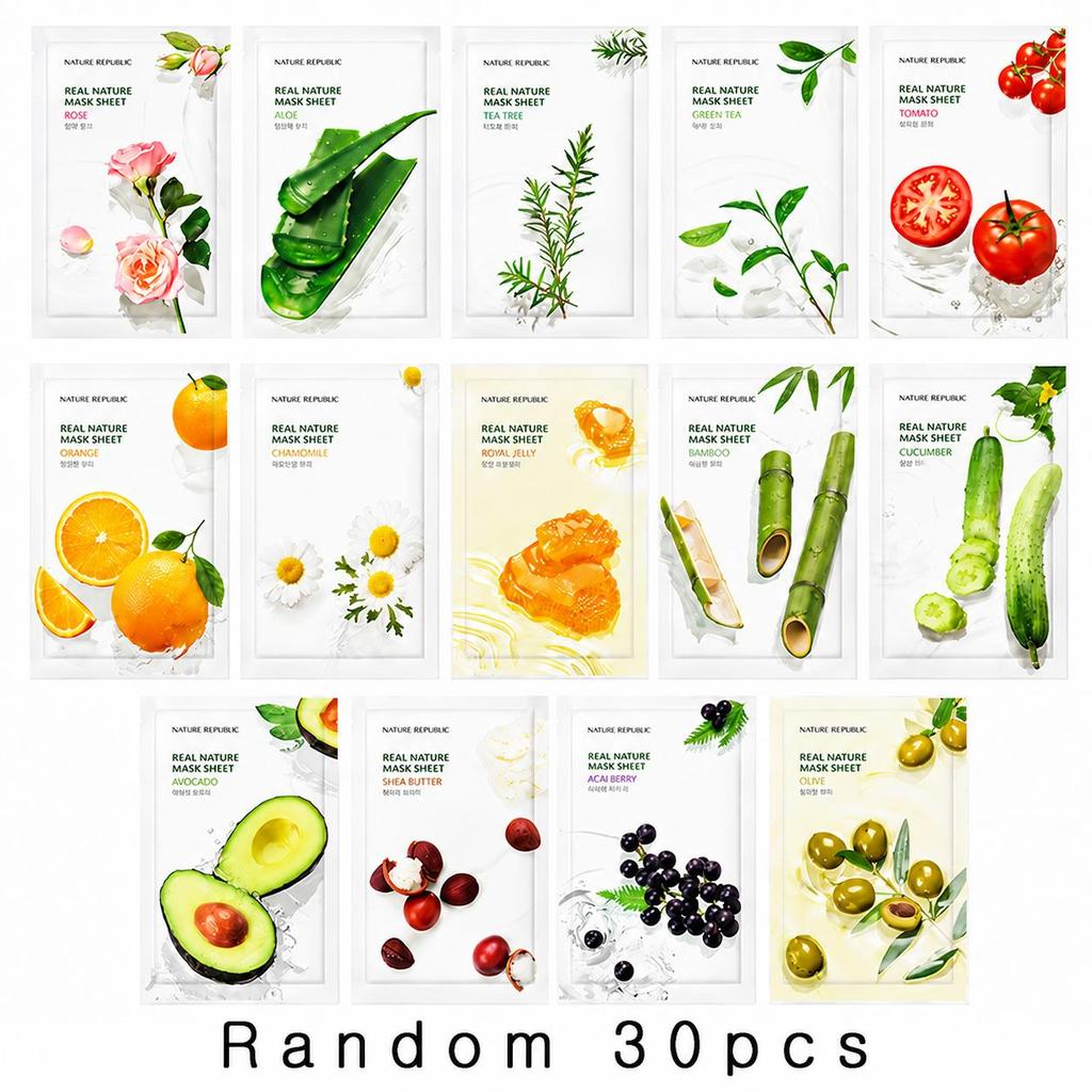 Nature Republic Маска-патч Real Nature (15 шт. случайная упаковка) (3 варианта)