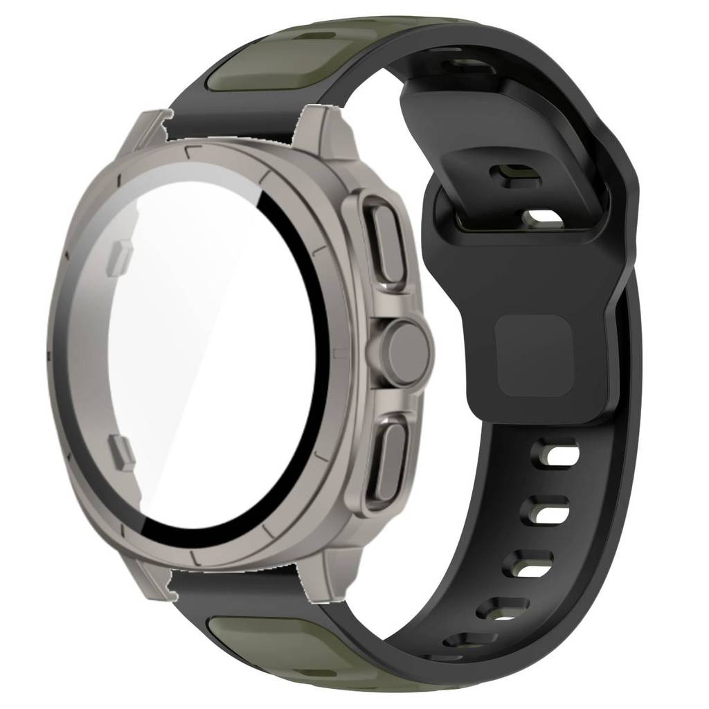 Силиконовый Ремешок + Закаленное Стекло Чехол Для Samsung Watch 7 40мм 44мм Защитная Крышка Ремешка Для Samsung Galaxy Watch 7 44мм 40мм