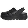 Adilette Платформа Клог Тройной Черный Женские Кроссовки Основной-Черный JP9577