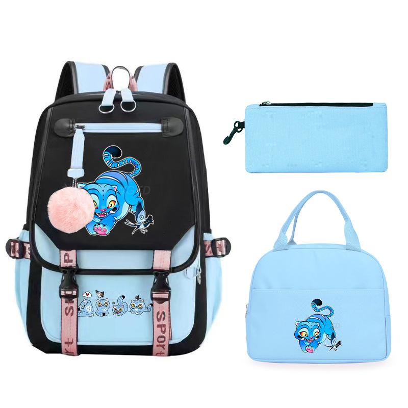 Animation Cartoon Peripheral Printing Children'S Backpack Male And Female Versatile Large-Capacity Student Schoolbag